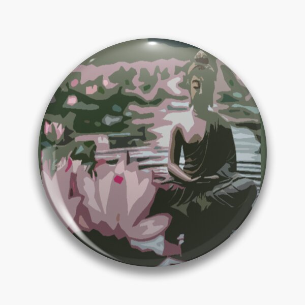 Item preview, Buda con flores de loto en lago designed and sold by ART-WORLD-VIMO.