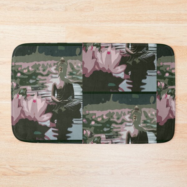 Item preview, Buda con flores de loto en lago designed and sold by ART-WORLD-VIMO.