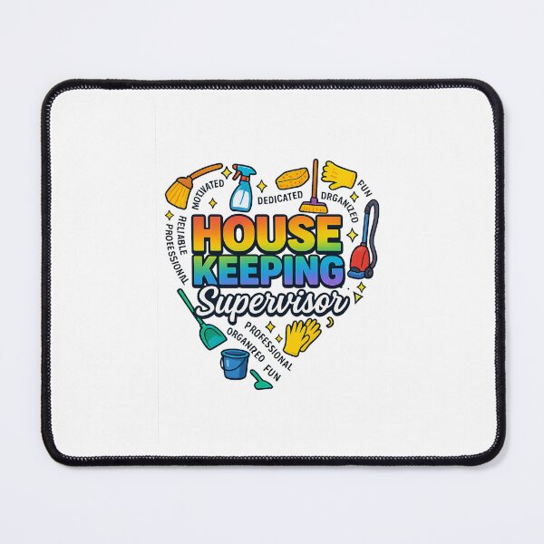 Item preview, Housekeeping Supervisor Rainbow Heart – Pride in Cleaning Role designed and sold by DailyDrivesct.