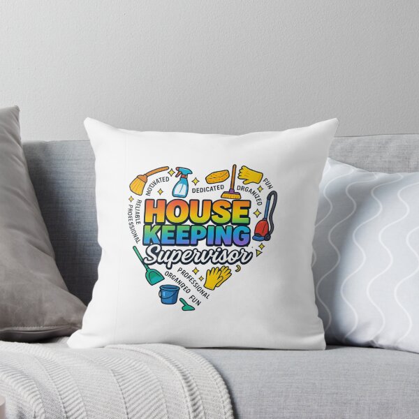 Item preview, Housekeeping Supervisor Rainbow Heart – Pride in Cleaning Role designed and sold by DailyDrivesct.
