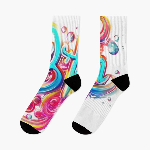Item preview, Neon Abstract Graffiti Art designed and sold by AlexLineArt.