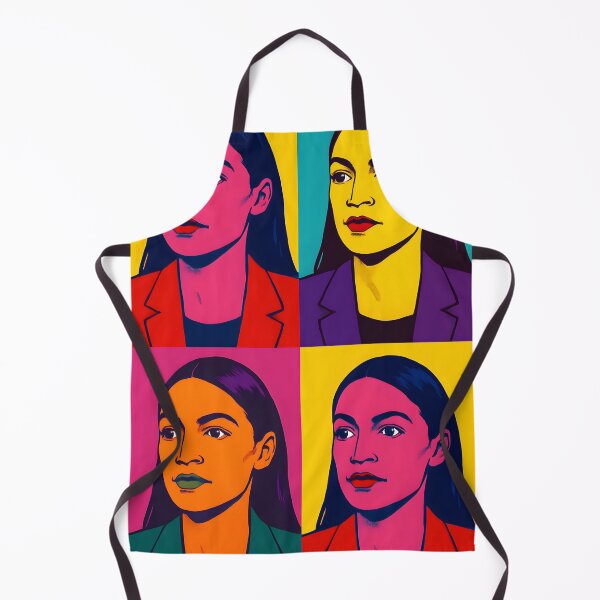 Item preview, "AOC" Dynamic Pop Art Quadtych Portrait designed and sold by Owcomm.