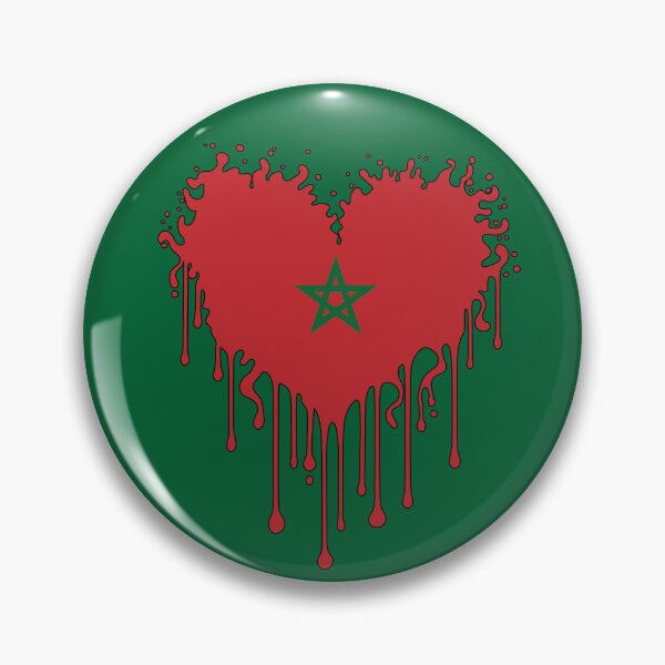 Item preview, Moroccan Heart Dripping with Patriotism designed and sold by Quirknova.