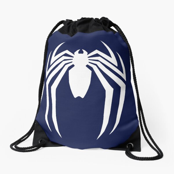 Sharp Spider Logo Drawstring Bag