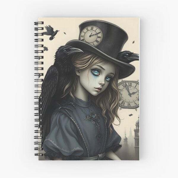 Item preview, Alice with Hunin and Munin designed and sold by Cosmic Free Mama.