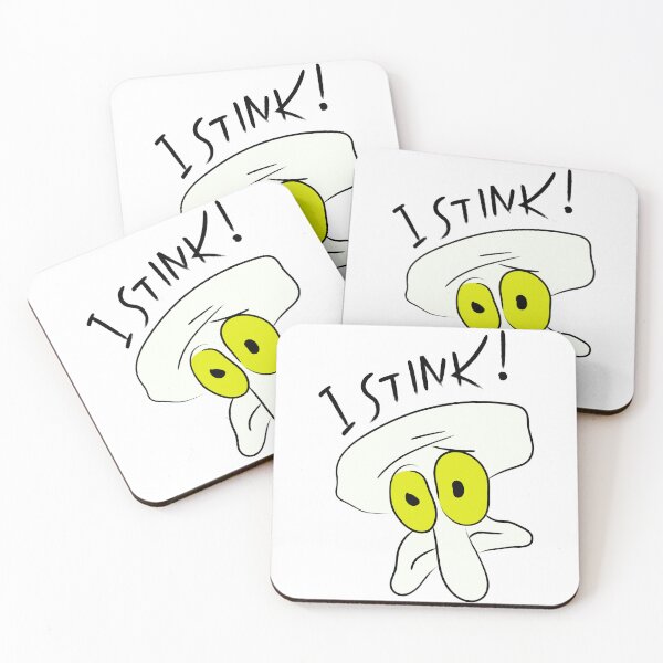 Item preview, SpongeBob Squidward "I STINK" in the bathroom designed and sold by DibujandoPorfa.