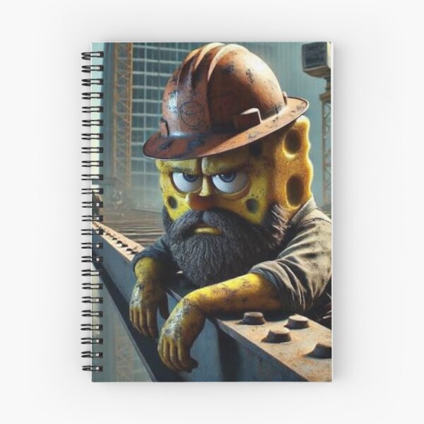 Item preview, blue collar spongebob designed and sold by ArtFlowTrends.