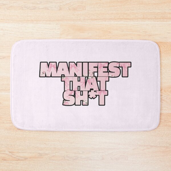 Item preview, MANIFEST THAT SH*T Daily Self Affirmation | Motivational Phrase | Self-Care Shirt designed and sold by WHITE FLAME PRINTS.