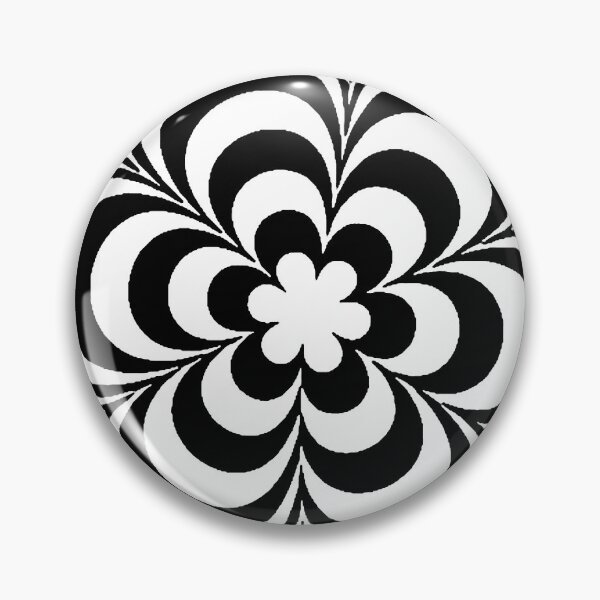 Item preview, Opt Art Flower designed and sold by ViaARTfactory.
