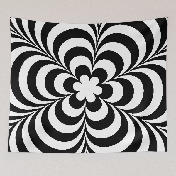 Item preview, Opt Art Flower designed and sold by ViaARTfactory.
