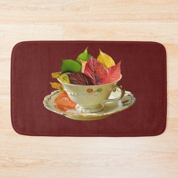 Item preview, Teacup of Autumn Leaves designed and sold by Quillful.
