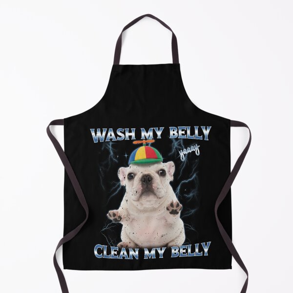 Item preview, Pibble Wash Clean My Belly Funny Meme designed and sold by elderberry.
