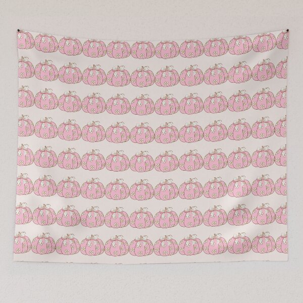 Item preview,  Pink Floral Pumpkin Bow Design - Cute Pastel Daisy Pumpkin for Fall Apparel designed and sold by VibranPalette.