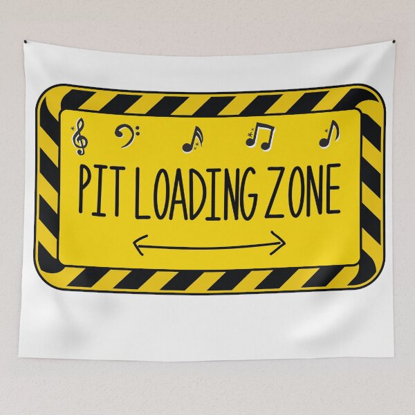Item preview, Pit Loading Zone Marching Band Sign designed and sold by sorooart.