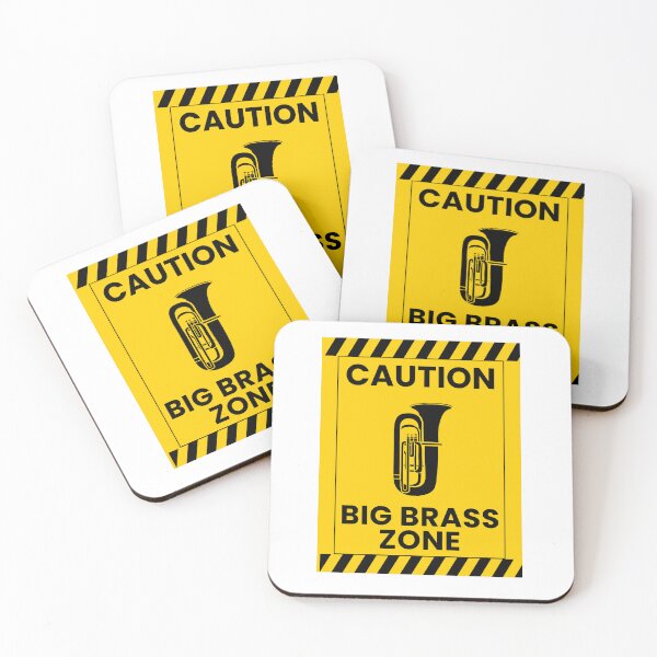 Item preview, Big Brass Zone Construction Marching Band Sign designed and sold by sorooart.
