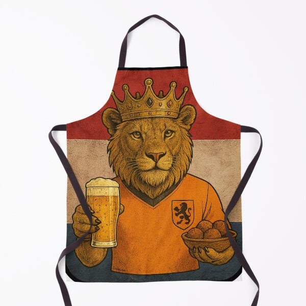 Item preview, Bier & Bitterballen Oranje Voetbal gekte designed and sold by Zouky.art.