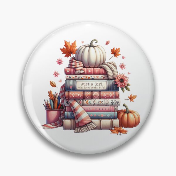 Item preview, Just a Girl Who Loves Books and Fall designed and sold by dkid creations.