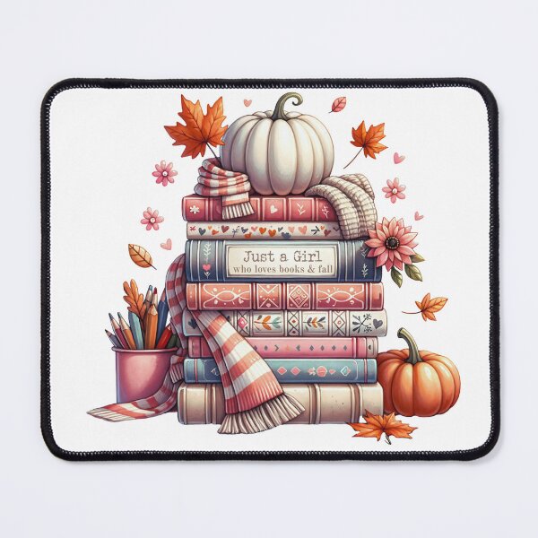 Item preview, Just a Girl Who Loves Books and Fall designed and sold by dkid creations.