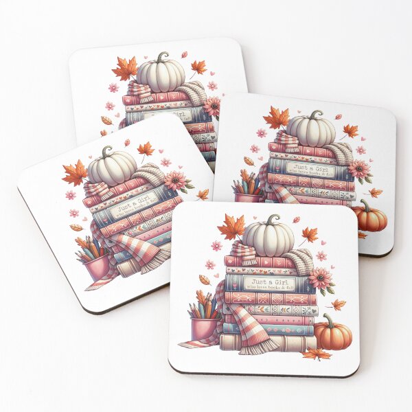 Item preview, Just a Girl Who Loves Books and Fall designed and sold by dkid creations.