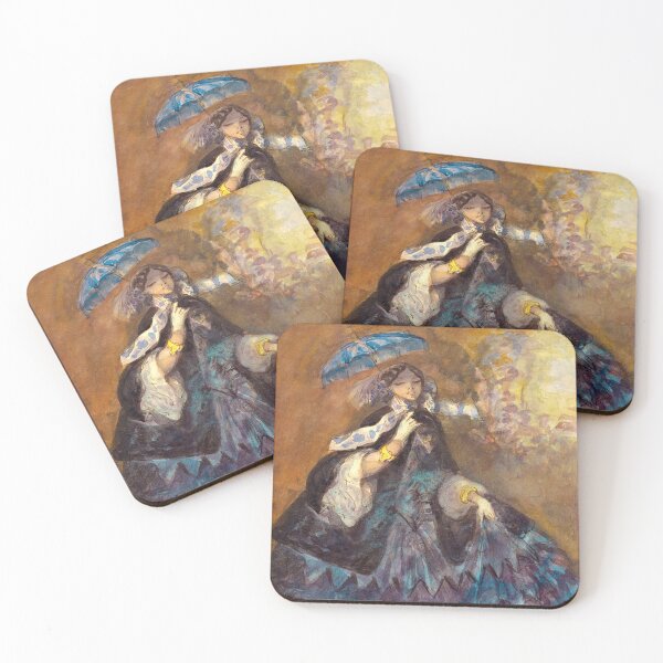 Aperçu de l'œuvre La Française à l'ombrelle, Constantin Guys créée et vendue par 3 Funky Broads.