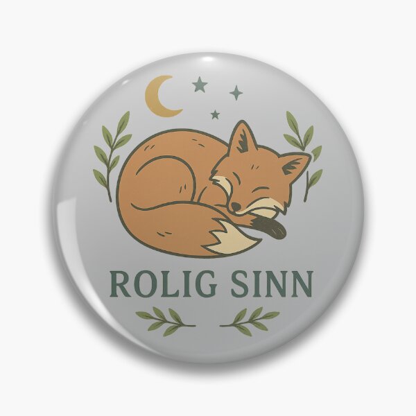 Item preview, Nordic Fox Minimalist Mindfulness Vintage Design designed and sold by Meandmyshop.