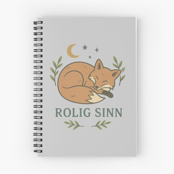 Item preview, Nordic Fox Minimalist Mindfulness Vintage Design designed and sold by Meandmyshop.