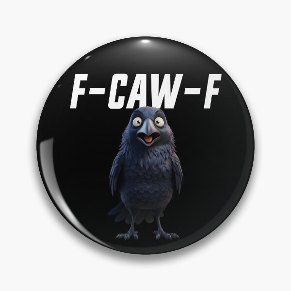 Item preview, F-Caw-F Raven Funny Raven FCAWF F Caw F Gear designed and sold by DynamicDesign.
