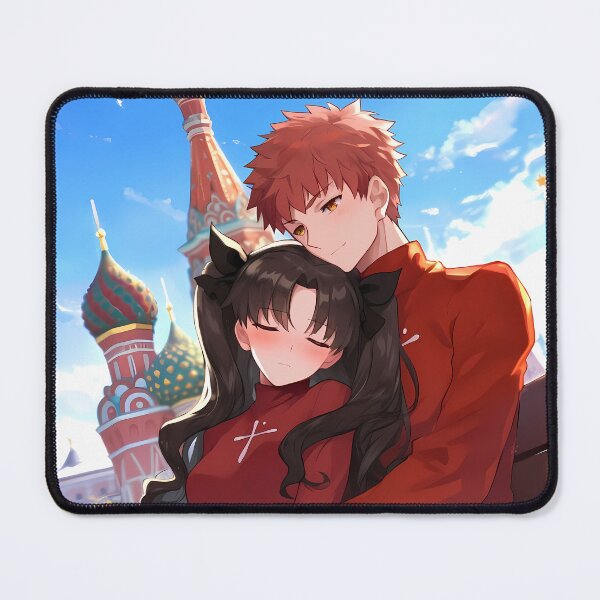 Item preview, Shirou Emiya Rin Tohsaka Fate Stay Night Anime designed and sold by Raslbazola.