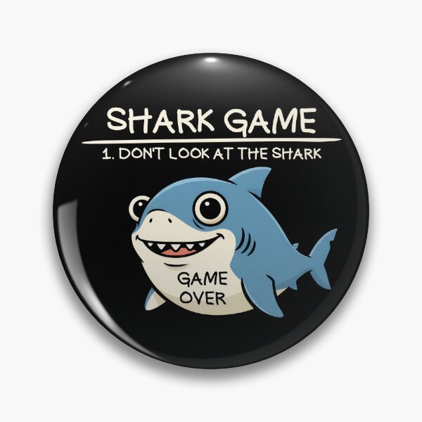 Item preview, Shark Game Don't Look At The Shark Funny Shark Gear designed and sold by DynamicDesign.