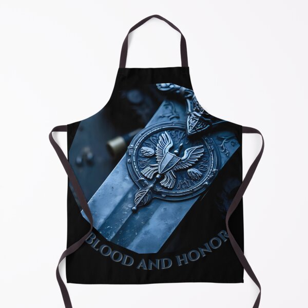 Item preview, Viking Sword with Runes and Raven Symbol – Blood and Honor Quote, Norse Mythology Monochrome Artwork for T-Shirts & Gifts designed and sold by MagicPixelArts.