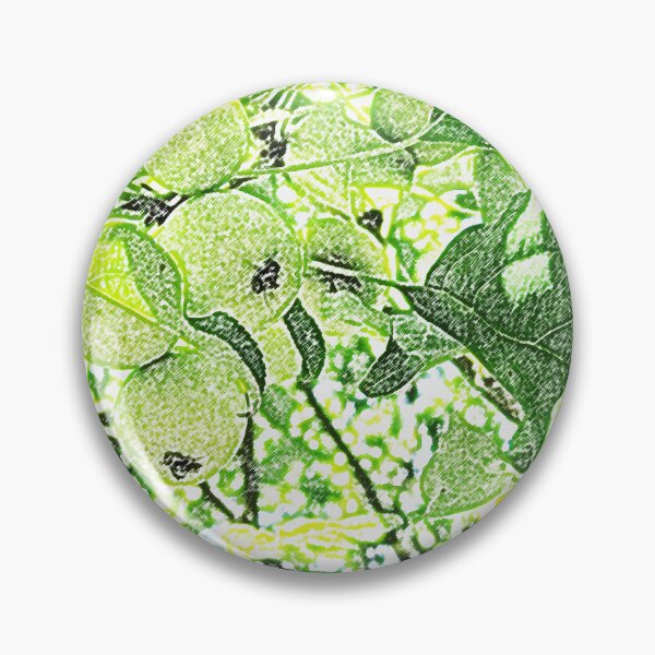 Item preview, Crabapples Apple Summer Tree Print designed and sold by mnemosyneart.