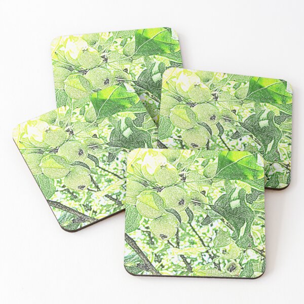 Item preview, Crabapples Apple Summer Tree Print designed and sold by mnemosyneart.