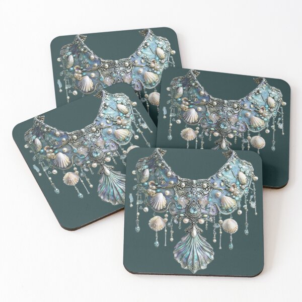 Item preview, Mermaid Collar – Mystical Underwater Design designed and sold by Antik by Schulz.