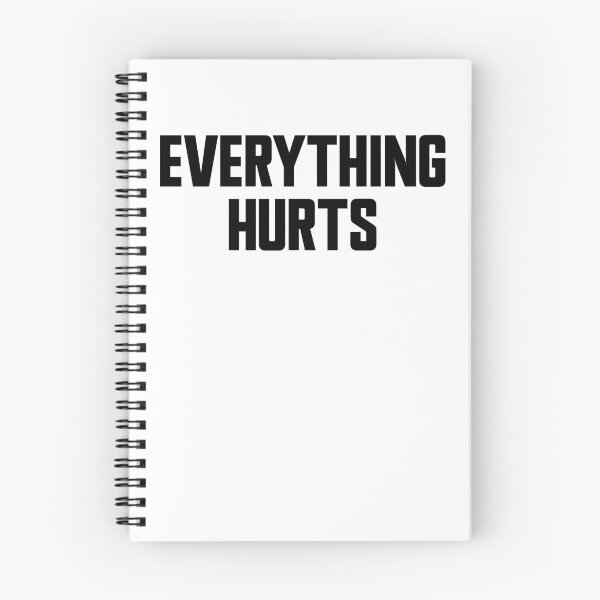 Item preview, Everything Hurts Funny Gym Workout Everything Hurts Gear designed and sold by DynamicDesign.