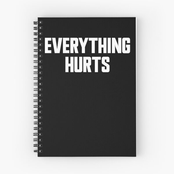 Item preview, Everything Hurts Funny Gym Workout Everything Hurts Gear designed and sold by DynamicDesign.
