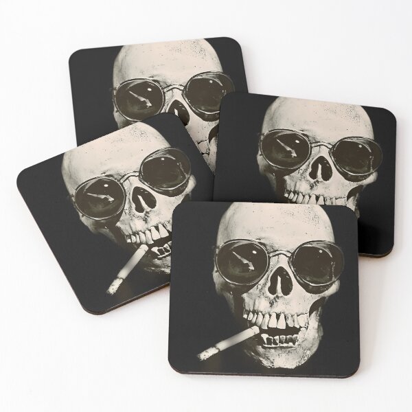 Item preview, Warren Zevon Smoking Skull designed and sold by LeonelaJim.