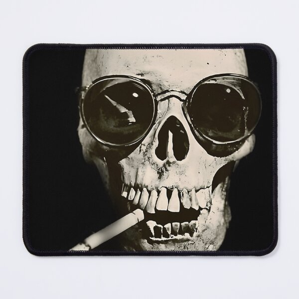 Item preview, Warren Zevon Smoking Skull designed and sold by LeonelaJim.