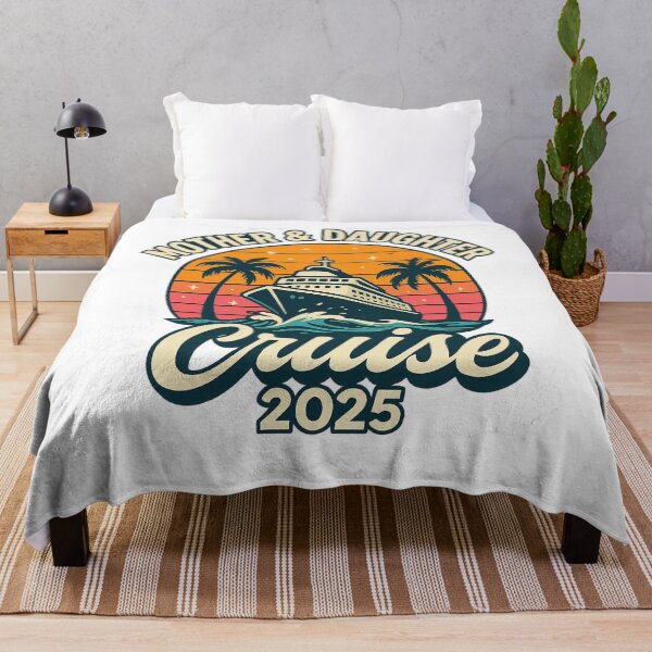 Item preview, Mother & Daughter Cruise 2025 – Tropical Sunset Ship Vacation Design designed and sold by DailyDrivesct.
