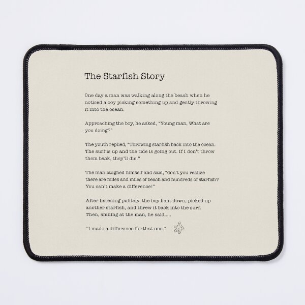 Item preview, The Starfish Story, How To Make A Difference designed and sold by corbrand.
