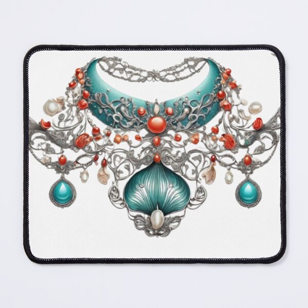 Item preview, Fairytale mermaid collar – pastel fantasy necklace designed and sold by Antik by Schulz.