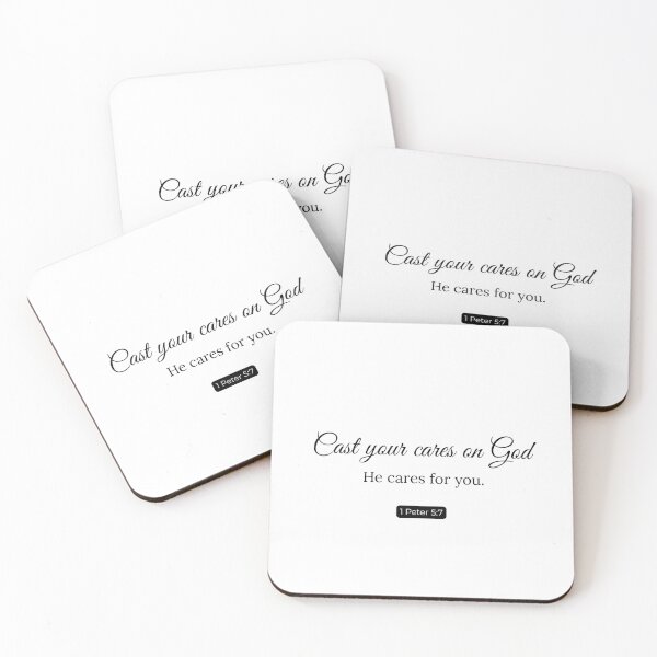 Item preview, Surrender Your Burdens to God | 1 Peter 5:7 designed and sold by Dwordsdaily.