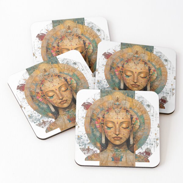 Item preview, Abstract Buddha Meditative Female designed and sold by LabMandala.