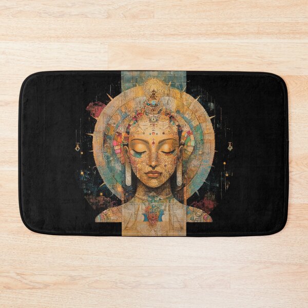 Item preview, Abstract Buddha Meditative Female designed and sold by LabMandala.