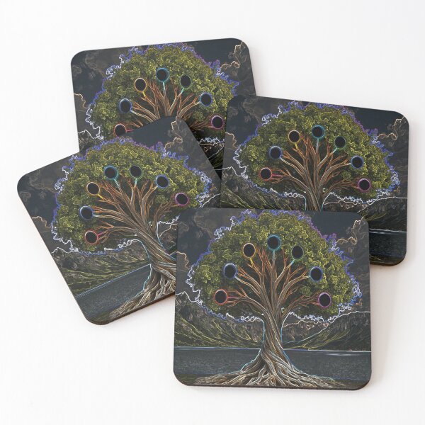 Item preview, Arbol de la vida en paisaje con lago designed and sold by ART-WORLD-VIMO.