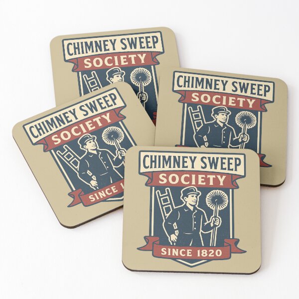 Item preview, Chimney Sweep Society Vintage Americana Retro Emblem Design designed and sold by Meandmyshop.
