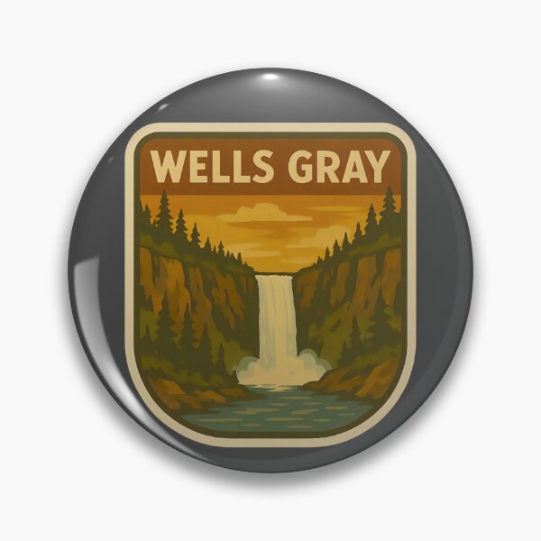 Item preview, Vintage Canadian National Park Prints: Wells Gray designed and sold by PinUpPizzazz.