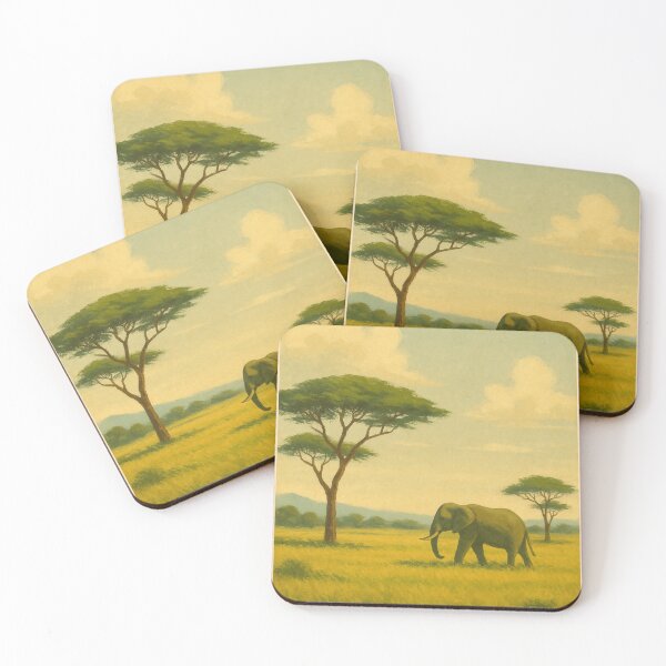 Item preview, Masai Mara National Reserve, Kenya, Vintage Poster designed and sold by Tacopia.