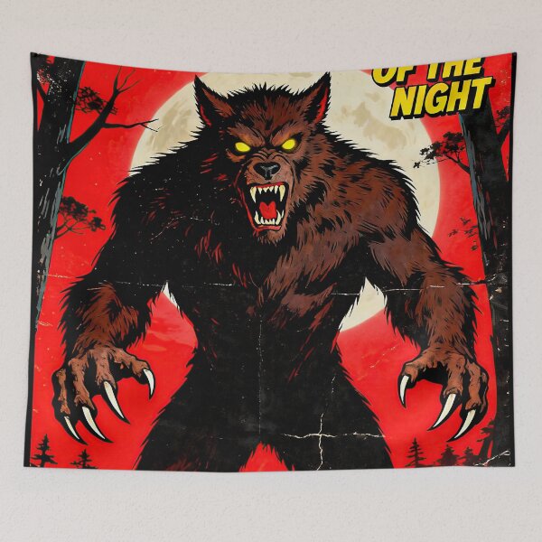 Item preview, Retro poster Werewolf monster designed and sold by OniricaDesign.
