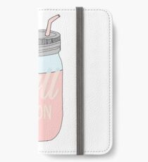 Einmachglas iPhone Flip-Case/Hülle/Klebefolie