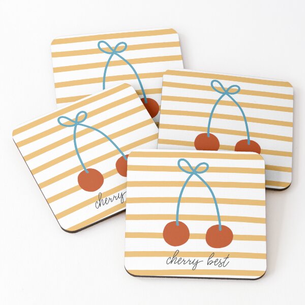 Item preview, Cherry best - orange stripe  designed and sold by ElmLenonn.